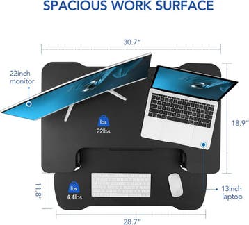 Monitor verhoger - Laptop verhoger - Bureau verhoger - 78x48, Diversen, Bureau-accessoires, Verzenden, Zo goed als nieuw