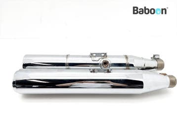 Uitlaatdemperset Origineel Harley-Davidson FXST Softail, Verzenden, Gebruikt