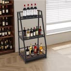 Industriëel Wijnrek – Vrijstaand 3-Lagen Opbergrek 50kg, Verzenden, Nieuw