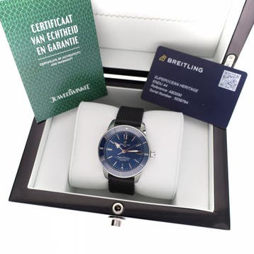Breitling Superocean Heritage II 44mm AB2030; Automatisch..., Ophalen of Verzenden, Gebruikt, Kunststof, Overige merken