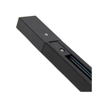LED Spanningsrail/Railsysteem 1-Fase Aluminium Zwart 1m IP20, Ophalen of Verzenden, Nieuw, Overige fittingen