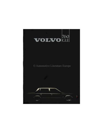 1983 VOLVO 760 GLE BROCHURE NEDERLANDS, Nieuw, Volvo, Author