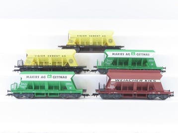 Liliput H0 - 224614/224624/224604 - Modeltrein goederenwagon, Nieuw
