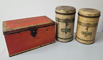 Blikken doos (3) - Blik - Voorraadblik - Winkelblik -
