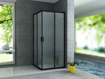 Aanbieding: Douchecabine Aqua Splash Hayes 90x90x195 cm Mat, Ophalen of Verzenden, Nieuw, Douche