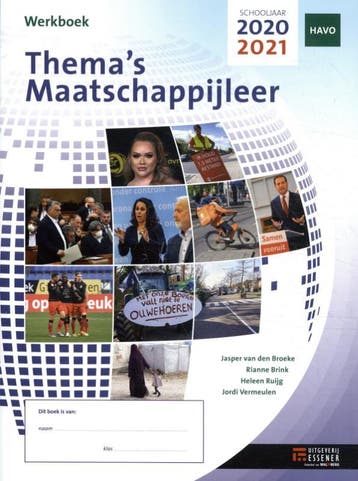 Themas Maatschappijleer havo 2020 2021 werkboe 9789086743704, Verzenden, Zo goed als nieuw