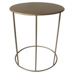 Emma bijzettafel ø40x54,5cm goud, Ophalen of Verzenden, Nieuw