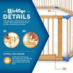 KIDUKU® XXL Babybox - Grondbox - Speelbox - Kinderbox - 7,2m, Tuin en Terras, Verzenden, Zo goed als nieuw