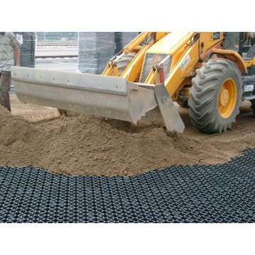 Kunststof HDPE grastegel heavy duty (500x500x50mm)