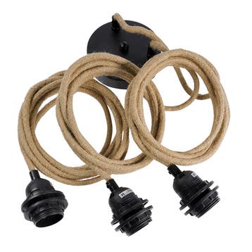Lampfitting voor Plafond - Naturel - 3 Fittings, Verzenden, Nieuw