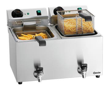 Bartscher Friteuse | SNACK IV PLUS | Elektrisch | 9+9L | 50°, Ophalen of Verzenden, Nieuw in verpakking