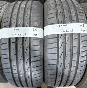 2x 225-50-18 Leao Zomer 2x 6.5mm €60 Per Band 225 50 18, Ophalen, 18 inch, Gebruikt, Band(en)