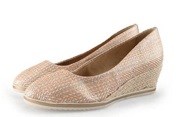 Tamaris Pumps in maat 40 Beige, Kleding | Dames, Tamaris, Pumps, Verzenden, Beige