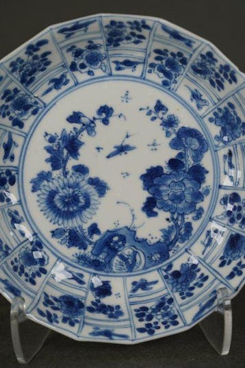 Kangxi (1662-1722) - Bord - Insects and 18 Birds in