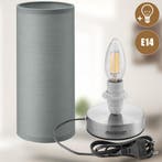 Tafellamp Jasmin -Set van 2 - Grijs - Dimbaar (Interieur), Verzenden, Nieuw