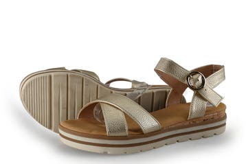Graceland Sandalen in maat 38 Goud, Overige kleuren, Verzenden, Sandalen of Muiltjes, Zo goed als nieuw