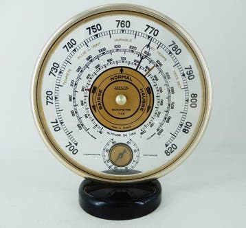 Jaeger - Barometer - Messing, Glas, Bakeliet -