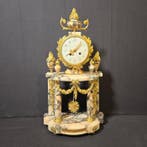 Portico klok Empire Brons, Marmer, Glas - 1850-1900 - Grote