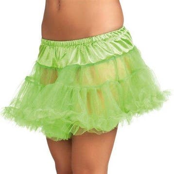 Petticoat groen kort, Verzenden, Nieuw, Feestartikel