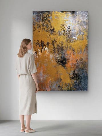 Laura Capellini Art - LUZ DE LA TIERRA #04 (XL) Acrylic on