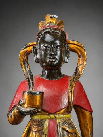 Rare! 42 cm! Divinité - Dynastie Nguyen - 19th century -