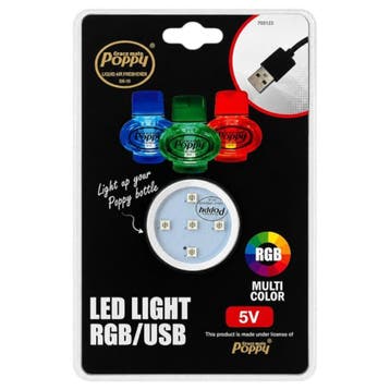Poppy Grace Mate RGB LED-ring USB & USB-C 5 V, Verzenden, Nieuw