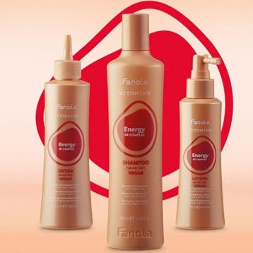 Fanola Vitamins Energizing Shampoo Be Complex 1000ml, Ophalen of Verzenden, Nieuw, Shampoo of Conditioner