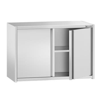 GGM Gastro | RVS wandkast PREMIUM - 800x400x650mm - met 2 |, Verzenden, Nieuw in verpakking, RVS Meubilair