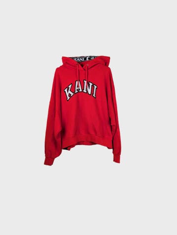 KANI Hoodie Heren maat M Rood Vintage, Maat 48/50 (M), Zo goed als nieuw, Rood, KANI