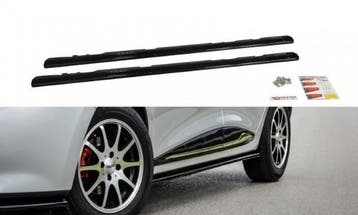 Zijskirts Renault Clio 4 Maxton Design glans zwart, Ophalen of Verzenden, Nieuw