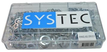 veerring din 127b verzinkt Systec assortiment doos 9-vak..., Nieuw