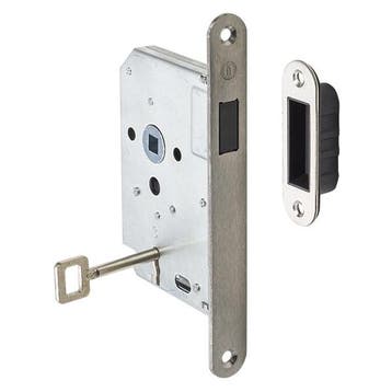 Deurbeslag | Klavierslot | Intersteel | 55 mm (Magneet, RVS), Verzenden, Nieuw