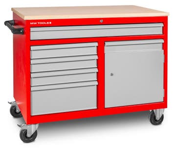 Mobiele werktafel 5 lades 1 kast MW Tools, Ophalen of Verzenden