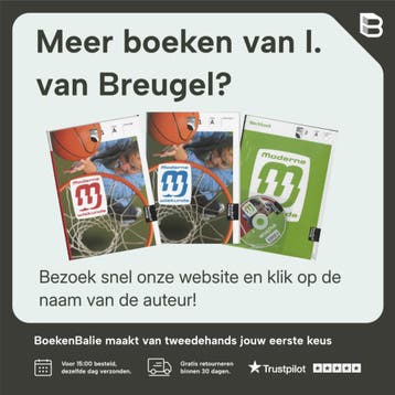 Moderne wiskunde 1b vmbo kgt Leerboek - I. van Breugel, Verzenden, Zo goed als nieuw, I. van Breugel