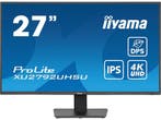 Iiyama ProLite XU2792UHSU-B6 - 27 4K IPS Monitor - Hoogte, Computers en Software, Monitoren, Verzenden, Zo goed als nieuw, Iiyama