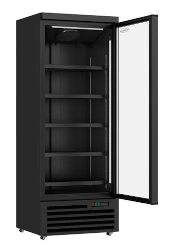 Combisteel Koelkast | 600L | Zwart | 0°C/+10°C | Geforceerd, Witgoed en Apparatuur, Koelkasten en IJskasten, Ophalen of Verzenden