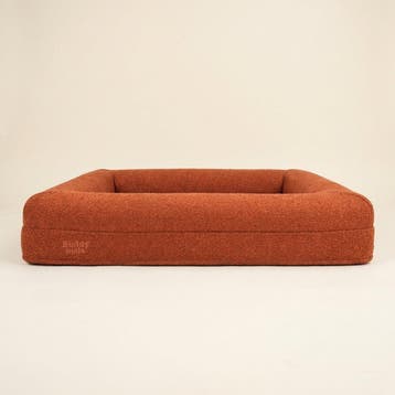 Buddy Beds Bouclé Terracotta Hoes – Hondenmand Hoes – Zachte, Ophalen of Verzenden, Zo goed als nieuw