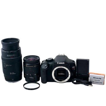 Canon EOS Kiss X4 (Rebel XT2i) Digital SLR Camera Double, Nieuw