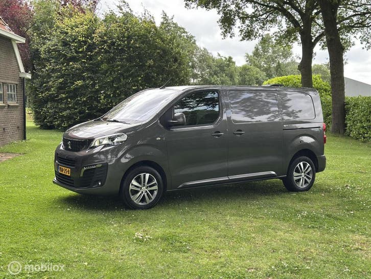 Peugeot Expert Bestel 2.0 BlueHDI 180 Standard Premium, Auto's, Bestelauto's, Lease, Zwart, Automaat, Zilver of Grijs, Financial lease
