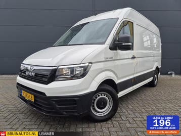 MAN TGE 2.0 TDI L3H3 Airco Trekhaak Onderhouden NAP, Gebruikt, Euro 6, MAN, Wit