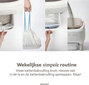 Revo-loo Open Automatische Kattenbak Zelfreinigend -, Ophalen of Verzenden, Nieuw