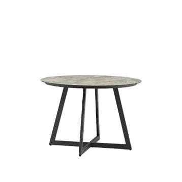 Callisto Paola tafel 120cm rond HPL antraciet - Tuintafel, Nieuw