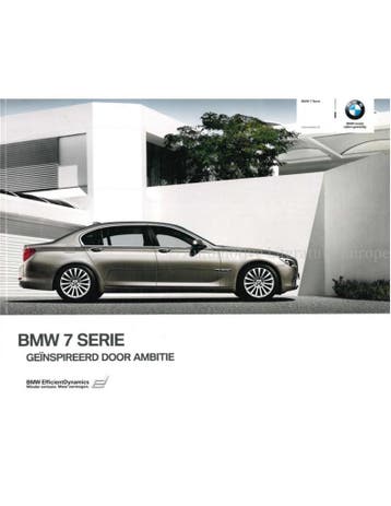 2010 BMW 7 SERIE BROCHURE NEDERLANDS, Nieuw, BMW, Author