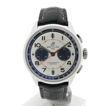 Breitling Premier B01 Bentley Mulliner Limited Edition; C..., Ophalen of Verzenden, Zo goed als nieuw, Leer, Overige merken