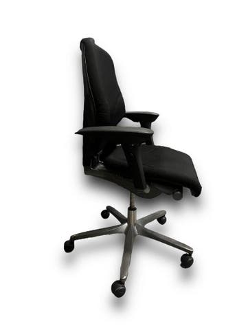 Giroflex 64 Refurbished Bureaustoel, Huis en Inrichting, Verzenden, Zwart, Zo goed als nieuw, Bureaustoel