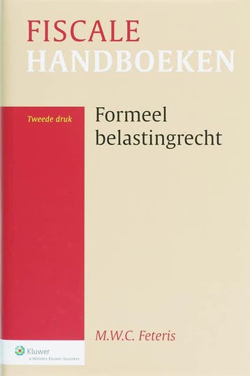 Formeel belastingrecht druk 2 9789013032376, Boeken, Zo goed als nieuw