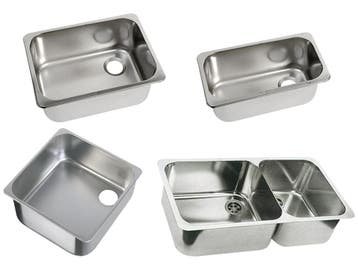 Dubbele Rechthoekige RVS Wasbak 600 x 320 mm, Ophalen of Verzenden, Nieuw, Zeilboot of Motorboot