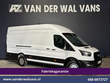 Ford Transit | 2.0 TDCI 130pk L4H3 Fabrieksgarantie Jumbo, Auto's, Gebruikt, Euro 6, Wit, Dealer onderhouden