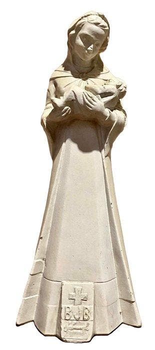 BJB (Boerenjeugdbond) - Beeldje, Mariabeeld met kind - 31 cm