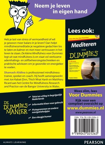De kleine Mindfulness voor dummies / Voor Dummies, Boeken, Verzenden, Zo goed als nieuw, Shamash Alidina